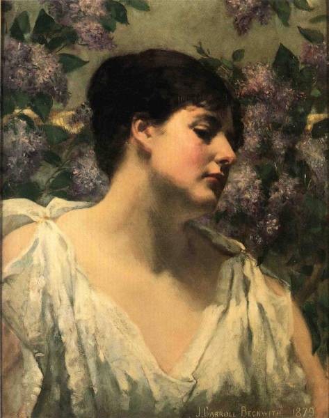 Beckwith James Carroll Under the Lilacs